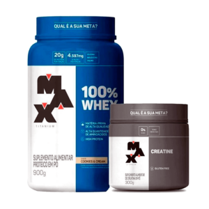 Whey Pure e Creatina 300g Max Titanium