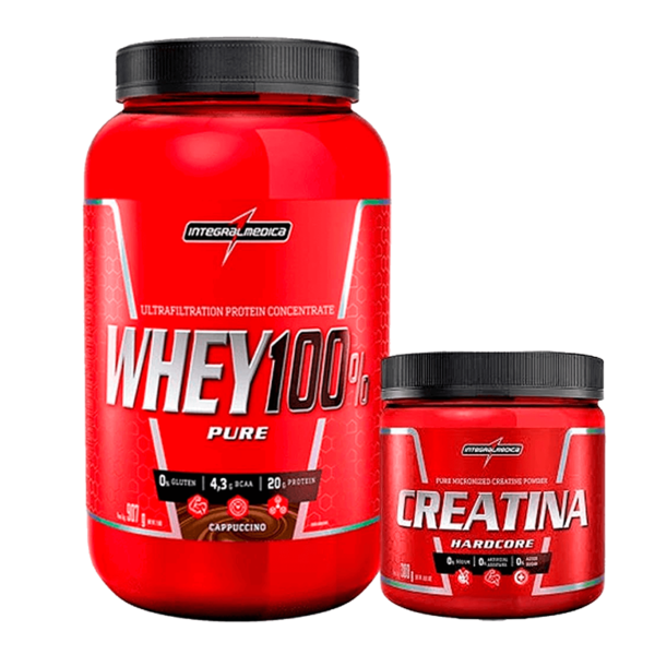 Whey Pure e Creatina