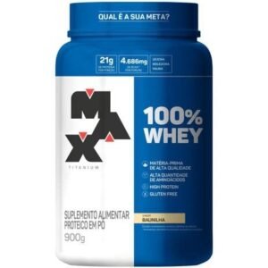 Whey Max Titanium Concentrada 900g