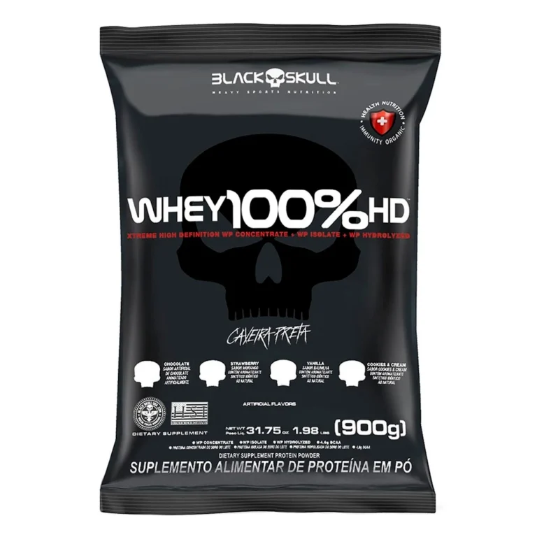 Whey 100% HD Black Skull vale a pena
