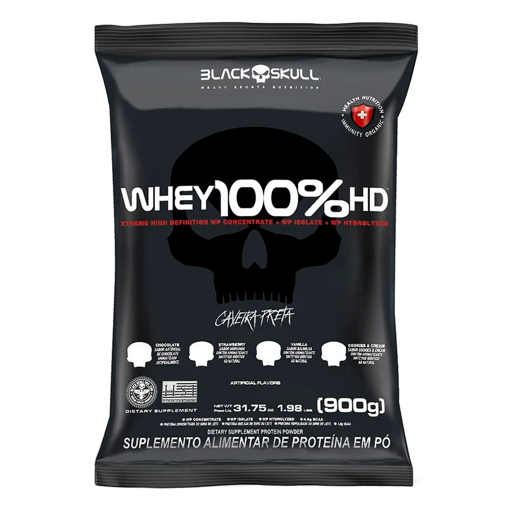 Whey 100% HD Black Skull vale a pena