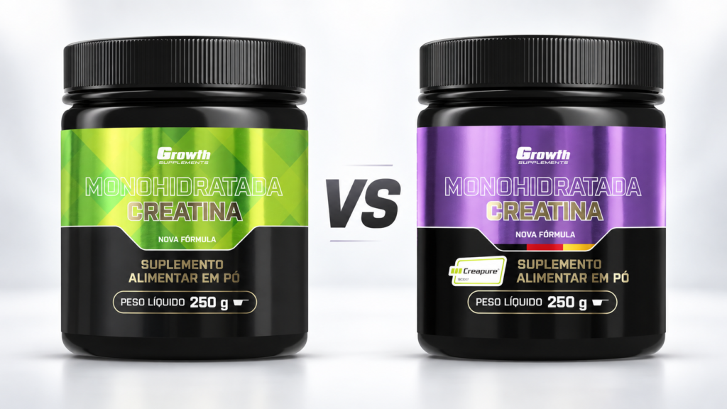 Creatina Growth Comum vs Creapure: Qual Vale Mais a Pena? 3 Creatina Growth Comum vs Creapure: Qual Vale Mais a Pena?