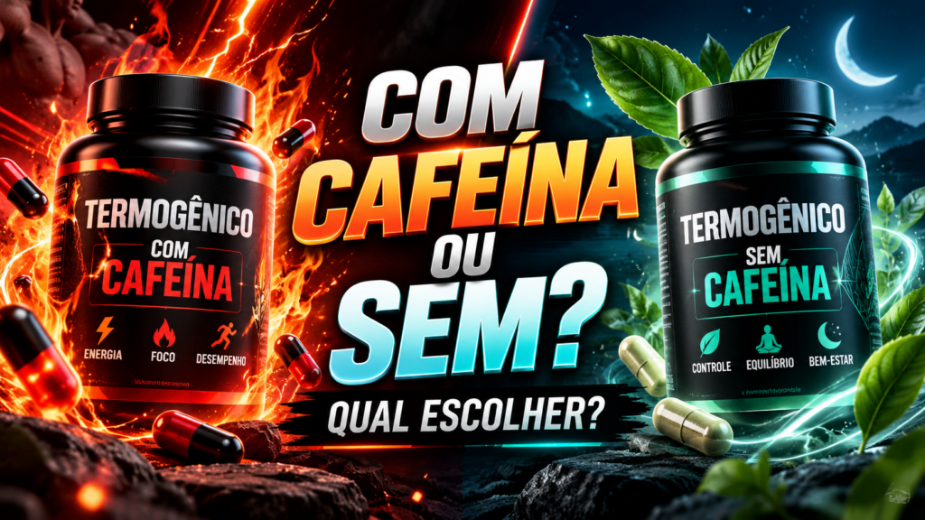 Termogênico com cafeína ou sem cafeína: qual escolher? 1 Termogênico com cafeína ou sem cafeína: qual escolher?